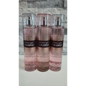 Bath & Body Works A Thousand Wishes 3 Body Mist full size Women's  Feminine